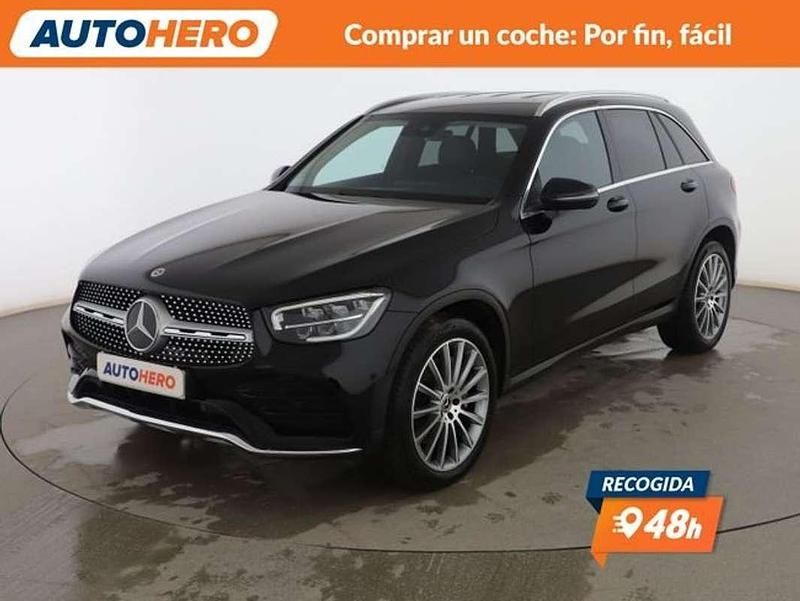 Usado Mercedes GLC220 AMG line 194 CV (142 kW) 2022 Negro SUV