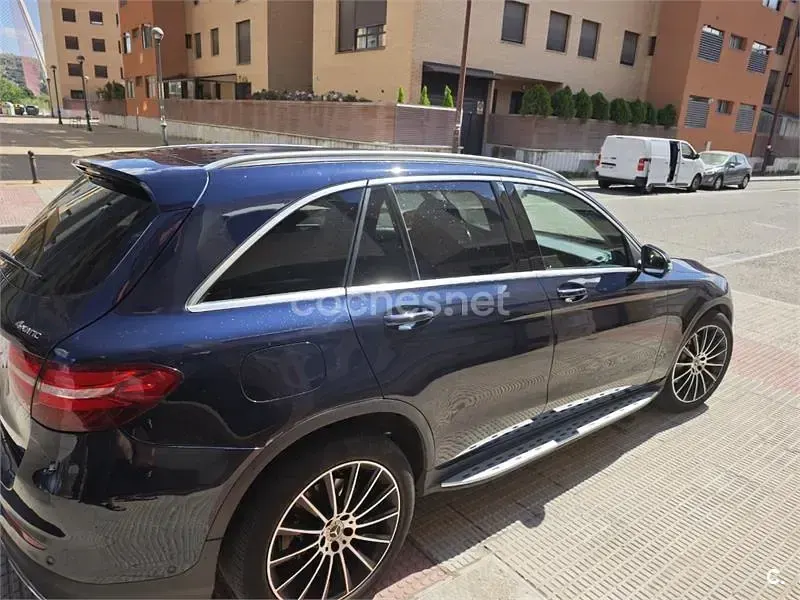 Usado Mercedes GLC220 170 CV (125 kW) 2018 Azul SUV