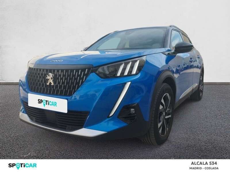 Azul Usado 2022 Peugeot 2008 GTi SUV | 20.990 € (Caro) - Imagen 1/4