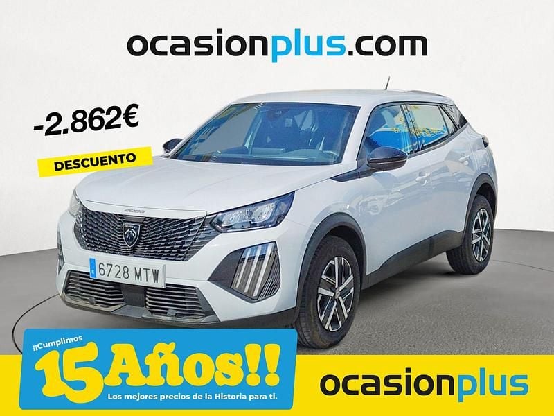 Blanco Usado 2024 Peugeot 2008 Active SUV | 17.190 € (Buen precio) - Imagen 1/4