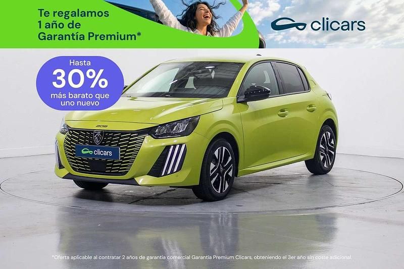 Nuevo Peugeot 208 Allure 102 CV (75 kW) 2025 Amarillo Utilitario