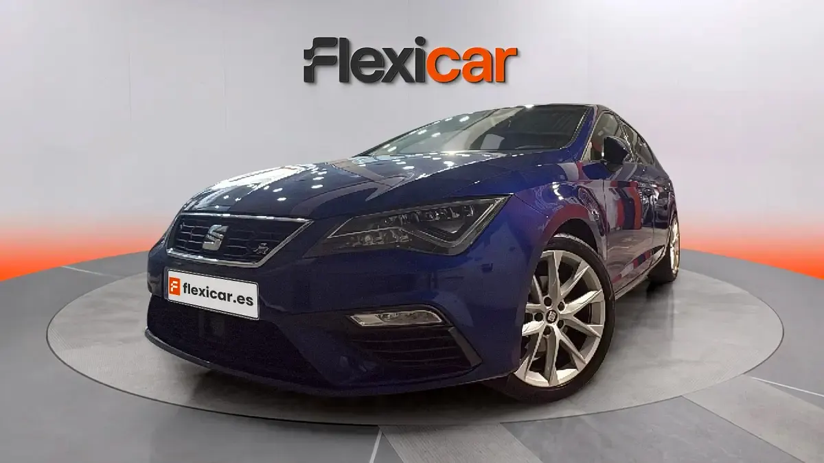 Usado Seat Leon FR 150 CV (110 kW) 2019 Azul Berlina