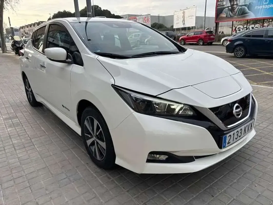 Usado Nissan Leaf Acenta 110 kW (150 CV) 2019 Blanco Utilitario