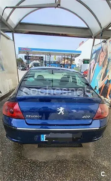 Usado Peugeot 407 136 CV (100 kW) 2005 Azul Berlina