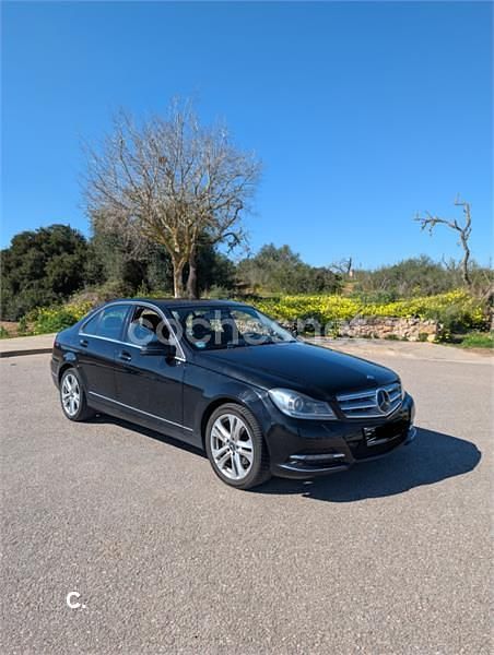 Usado Mercedes C220 Avantgarde 170 CV (125 kW) 2012 Negro Berlina