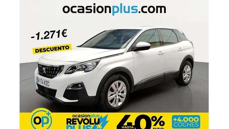 Usado Peugeot 3008 Active 131 CV (96 kW) 2019 Blanco SUV
