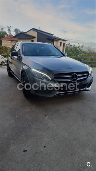 Gris / plata Usado 2015 Mercedes C220 Elegance Familiar | 15.900 € (Precio justo) - Imagen 1/4