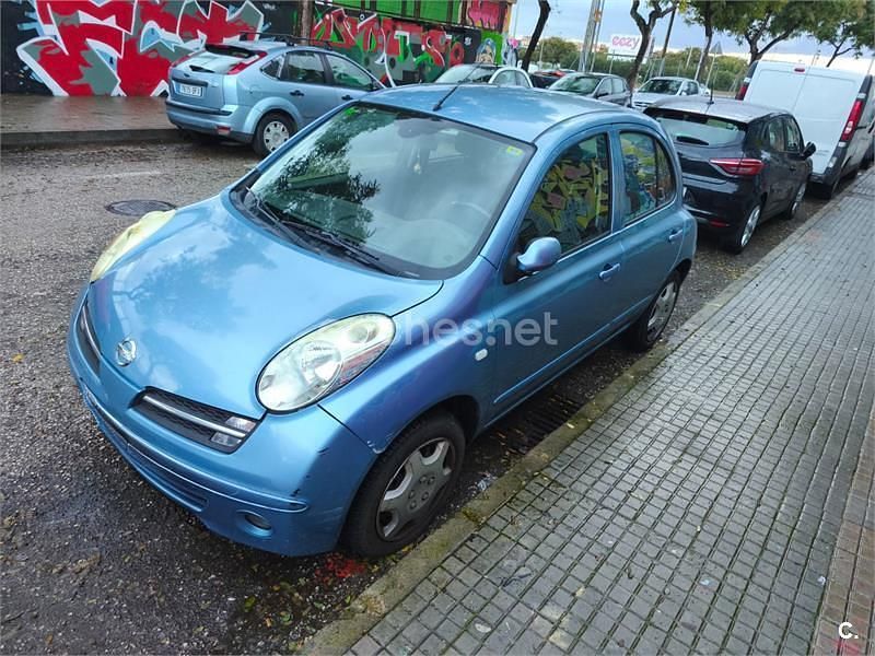 Usado Nissan Micra Acenta 88 CV (64 kW) 2007 Azul Berlina