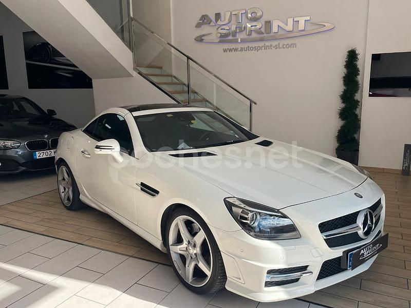 Usado Mercedes SLK250 204 CV (150 kW) 2013 Blanco Descapotable