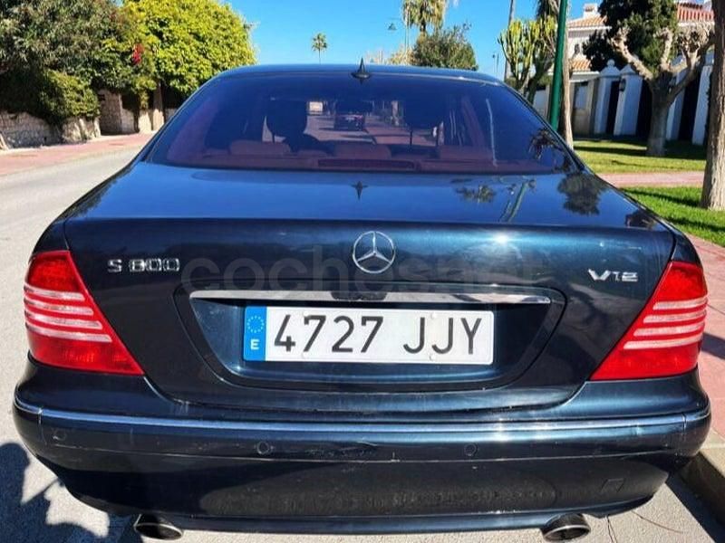 Usado Mercedes S600L 367 CV (269 kW) 2000 Negro Berlina