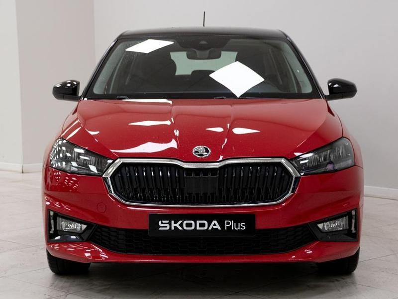 Usado Skoda Fabia Style 95 CV (69 kW) 2021 Rojo Berlina