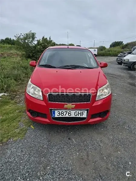 Usado Chevrolet Aveo LS 100 CV (73 kW) 2008 Rojo Berlina