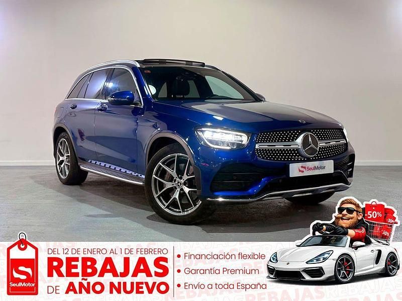 Azul Usado 2020 Mercedes GLC200 SUV | 42.890 € (Precio justo) - Imagen 1/4