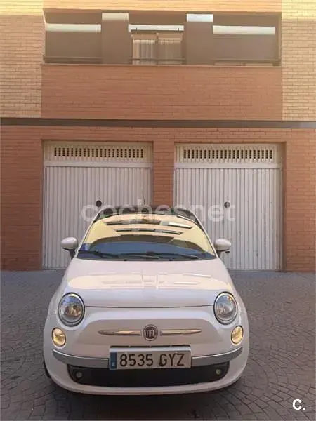 Usado Fiat 500 69 CV (50 kW) 2010 Blanco Berlina