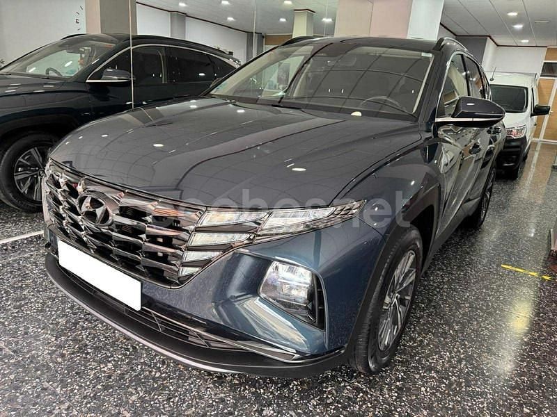 Azul Usado 2021 Hyundai Tucson SUV | 22.900 € (Un poco caro) - Imagen 1/4