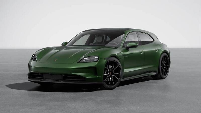 Verde oak neo metalizado Nuevo 2024 Porsche Taycan 4S Sport Turismo Berlina | 152.232 € - Imagen 1/4