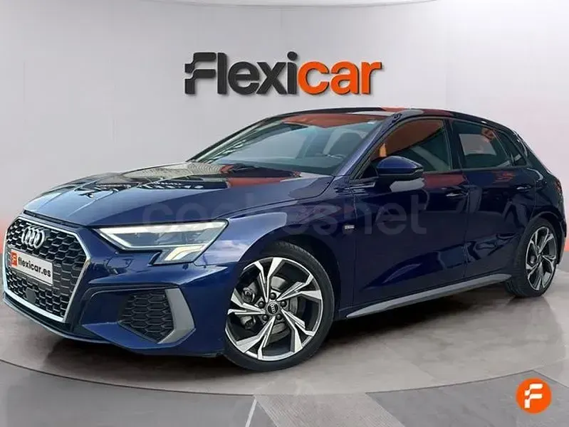 Usado Audi A3 150 CV (110 kW) 2021 Azul Berlina