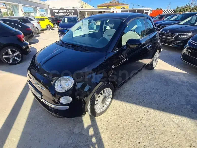 Usado Fiat 500 Lounge 69 CV (50 kW) 2014 Negro Berlina