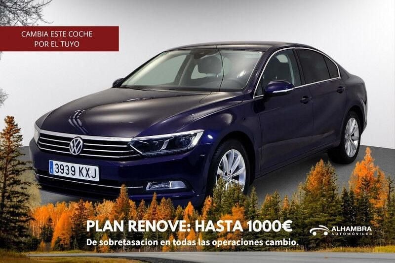 Azul Usado 2019 VW Passat Advance Berlina | 17.690 € (Precio justo) - Imagen 1/4