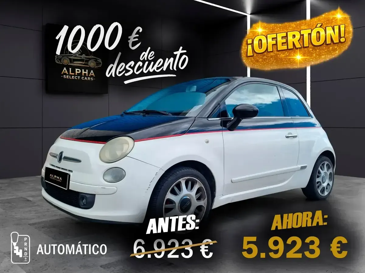 Usado Fiat 500 Lounge 69 CV (50 kW) 2008 Berlina