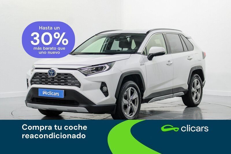 Blanco Usado 2020 Toyota RAV4 Hybrid Luxury SUV | 30.490 € (Un poco caro) - Imagen 1/4