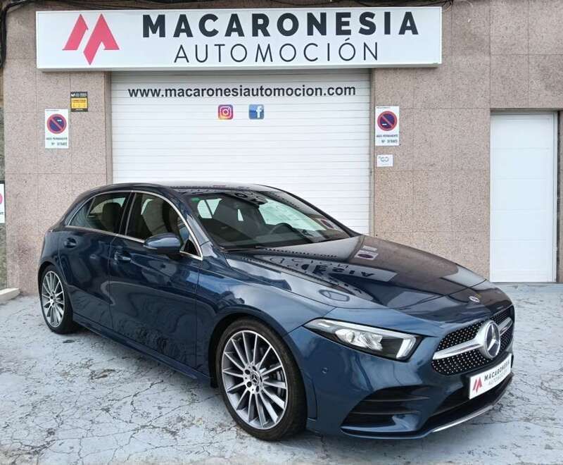 Azul Usado 2019 Mercedes A180 Utilitario | 26.990 € (Caro) - Imagen 1/4