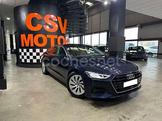 Usado Audi A7 286 CV (210 kW) 2019 Azul Berlina