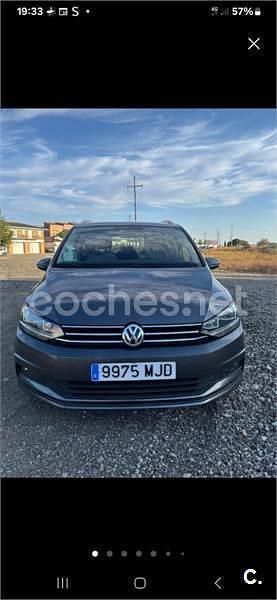 Gris / plata Usado 2019 VW Touran Advance Monovolumen | 13.900 € (Super precio) - Imagen 1/4