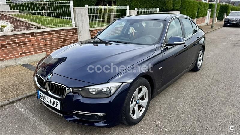 Usado BMW 320 Efficient Dynamics 163 CV (119 kW) 2012 Azul Berlina