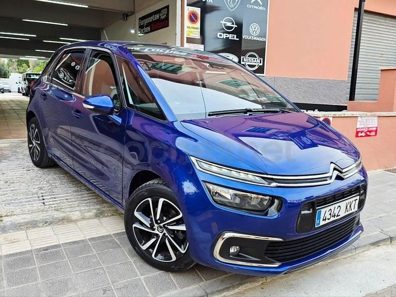 Usado Citroën C4 SpaceTourer Feel 120 CV (88 kW) 2018 Azul Monovolumen
