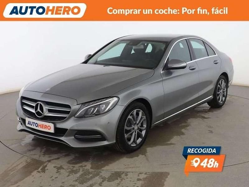 Usado Mercedes C220 Avantgarde 170 CV (125 kW) 2014 Gris Berlina