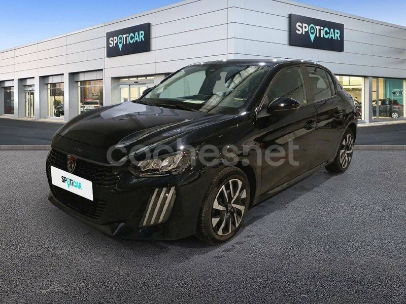 Negro Usado 2024 Peugeot 208 Active Utilitario | 13.990 € (Precio justo) - Imagen 1/4