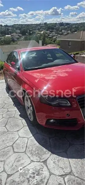 Usado Audi A4 S-Line 180 CV (132 kW) 2011 Rojo Berlina