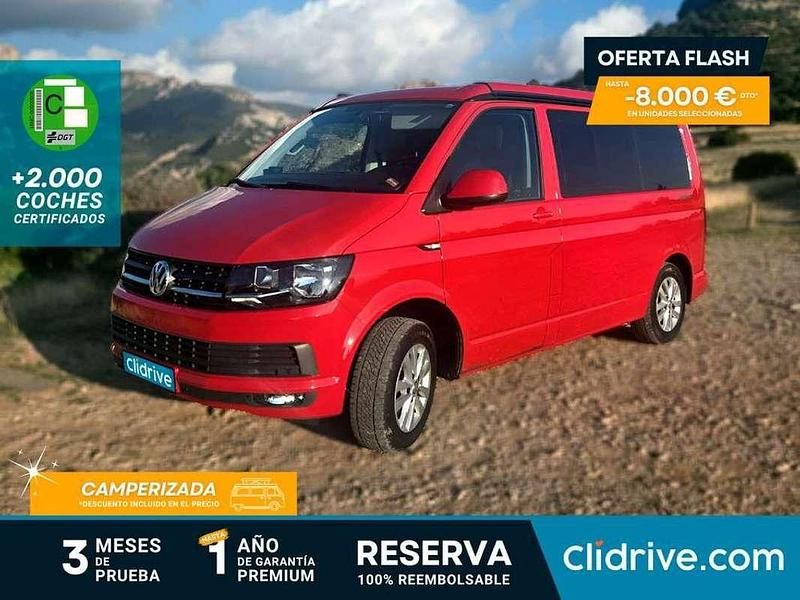 Rojo Usado 2017 VW T6 Beach Van | 38.990 € (Caro) - Imagen 1/3