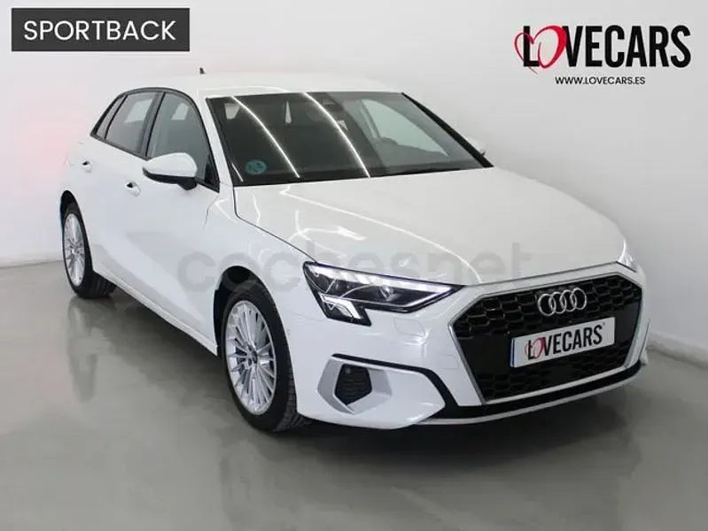 Usado Audi A3 Advanced Plus 116 CV (85 kW) 2022 Blanco Berlina