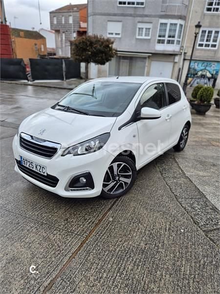 Usado Peugeot 108 Allure 72 CV (52 kW) 2019 Blanco Berlina