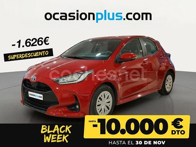 Rojo Usado 2022 Toyota Yaris Hybrid Business Edition Berlina | 17.890 € (Buen precio) - Imagen 1/4