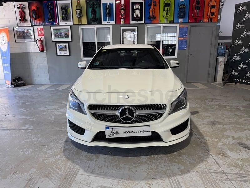Usado Mercedes CLA220 AMG line 177 CV (130 kW) 2016 Blanco Berlina