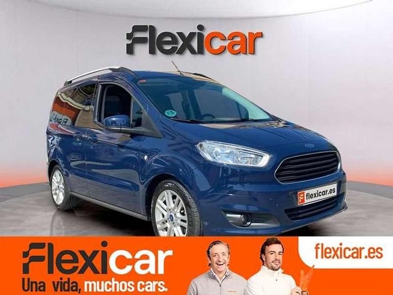 Azul Usado 2017 Ford Tourneo Courier Trend Monovolumen | 10.590 € (Un poco caro) - Imagen 1/4