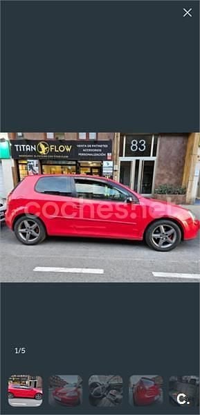 Usado VW Golf IV Sportline 105 CV (77 kW) 2005 Rojo Berlina