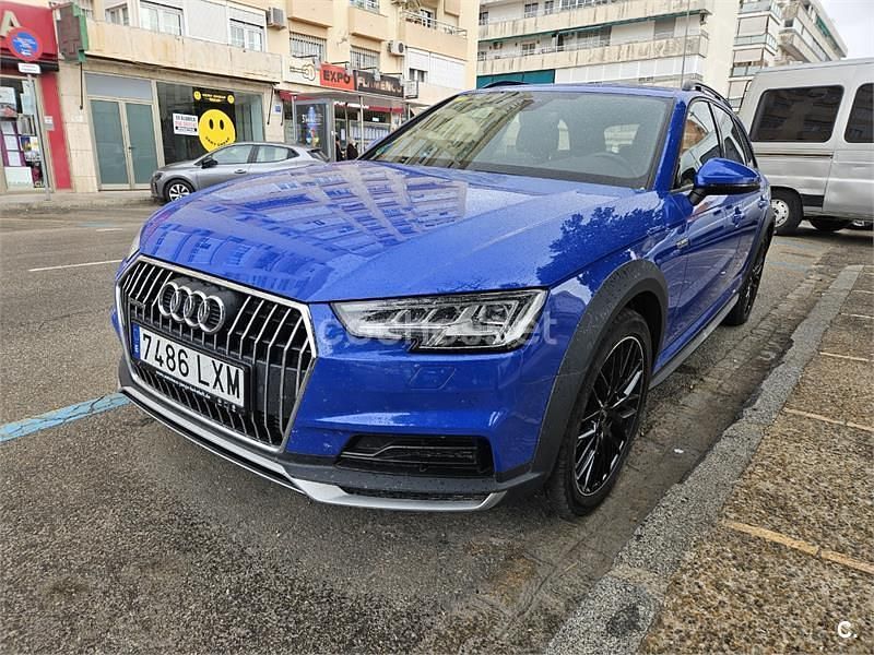 Usado Audi A4 Allroad S-Line 252 CV (185 kW) 2018 Azul Familiar