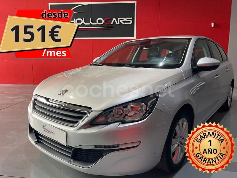 Gris / plata Usado 2015 Peugeot 308 Active Familiar | 7997 € (Precio justo) - Imagen 1/4