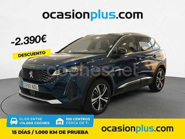 Azul Usado 2024 Peugeot 3008 GT SUV | 26.300 € (Precio justo) - Imagen 1/4