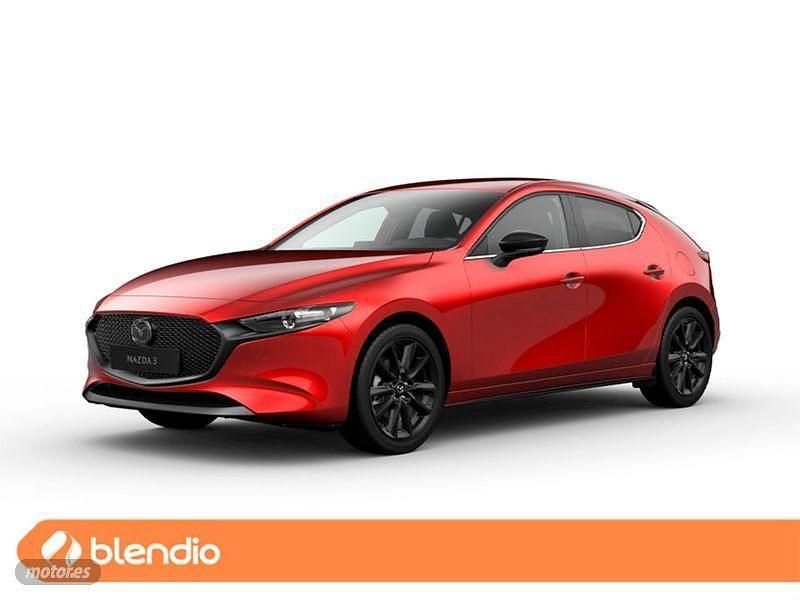 Rojo Nuevo 2025 Mazda 3 Prime-Line | 26.600 € (Precio justo) - Imagen 1/4