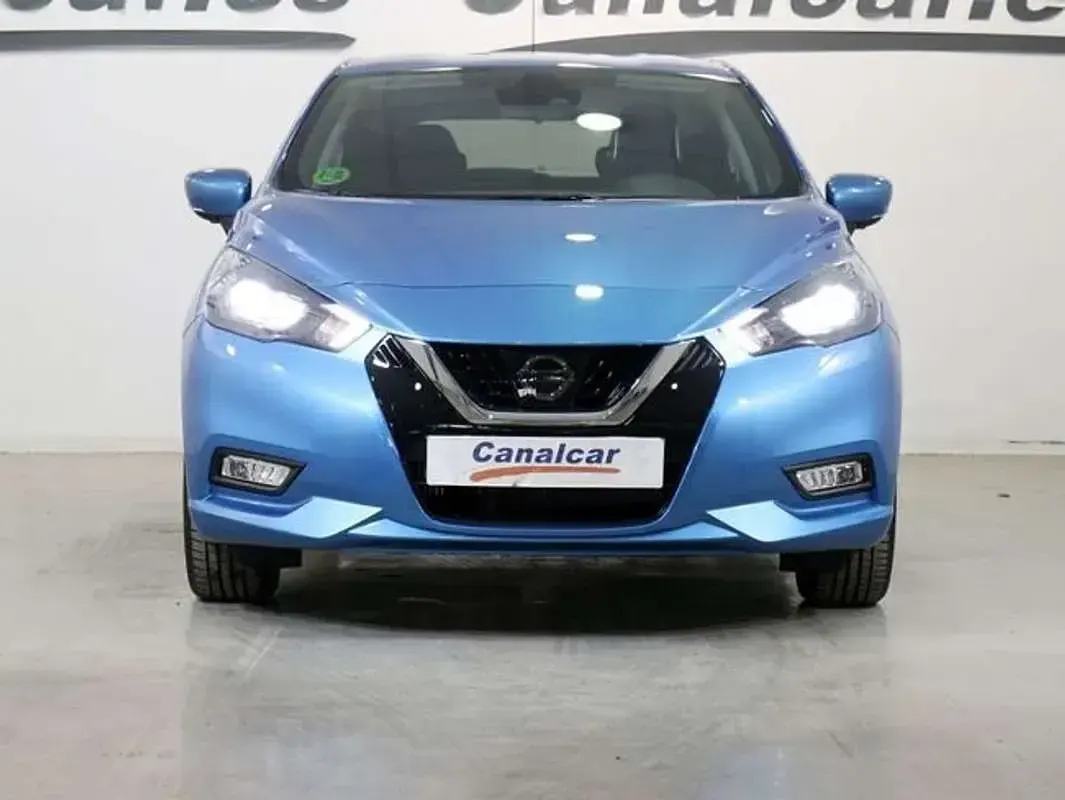 Usado Nissan Micra Tekna 92 CV (67 kW) 2022 Azul Utilitario
