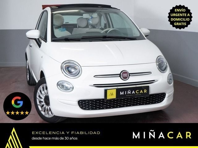 Blanco Usado 2021 Fiat 500C Lounge Descapotable | 11.250 € (Precio justo) - Imagen 1/4