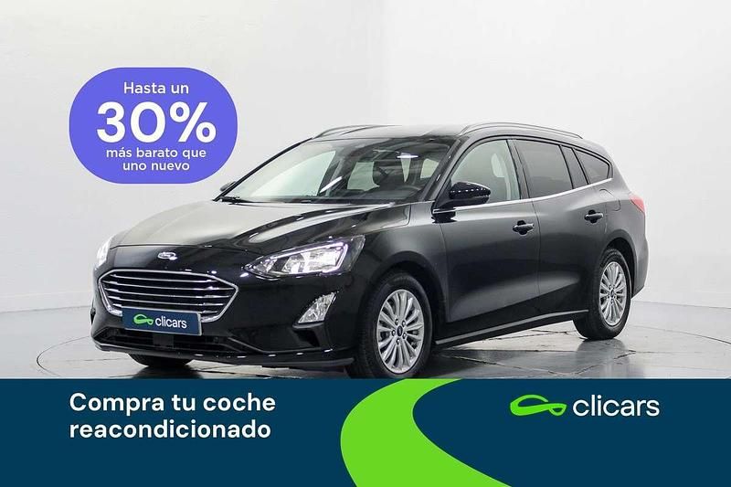 Negro Usado 2021 Ford Focus Titanium Familiar | 12.690 € (Super precio) - Imagen 1/4