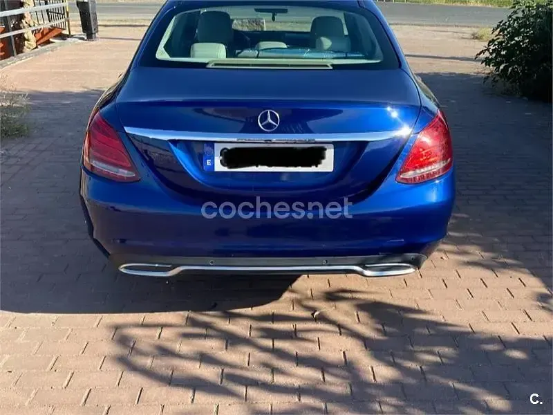 Usado Mercedes C220 Exclusive 170 CV (125 kW) 2014 Azul Berlina