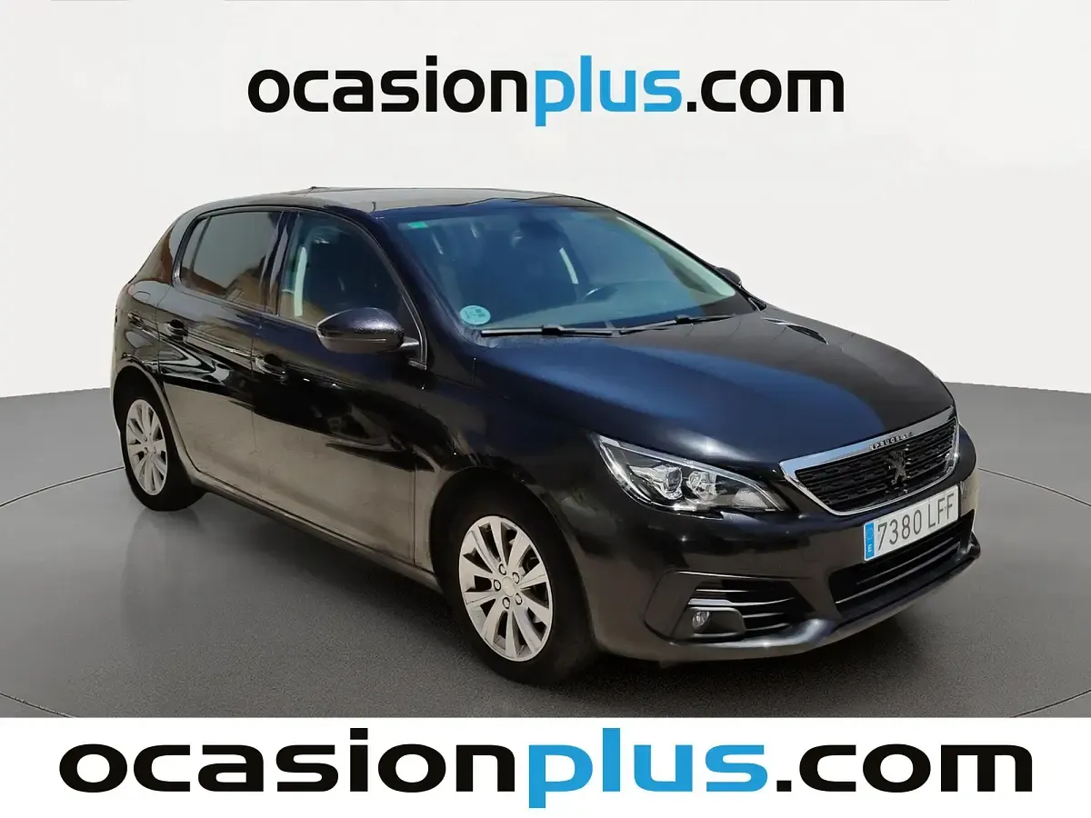 Usado Peugeot 308 Style 110 CV (80 kW) 2020 Negro Utilitario