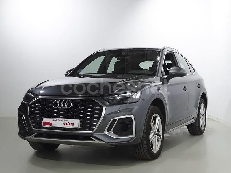 Gris / plata Usado 2021 Audi Q5 Sportback S-Line SUV | 43.400 € (Un poco caro) - Imagen 1/4